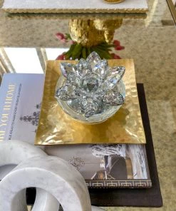 Inspire Me! Home Decor Hammered Square Dish