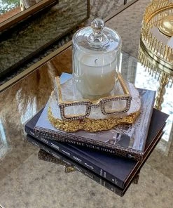 Inspire Me! Home Decor Jeweled Decorative Eyeglass (2 Colors)