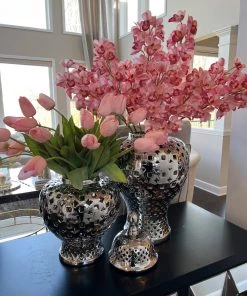 Inspire Me! Home Decor Gold Pierced Patterned Ginger Jar (2 Sizes) 15 Inspire Me! Home Decor Gold Pierced Patterned Ginger Jar (2 Sizes)