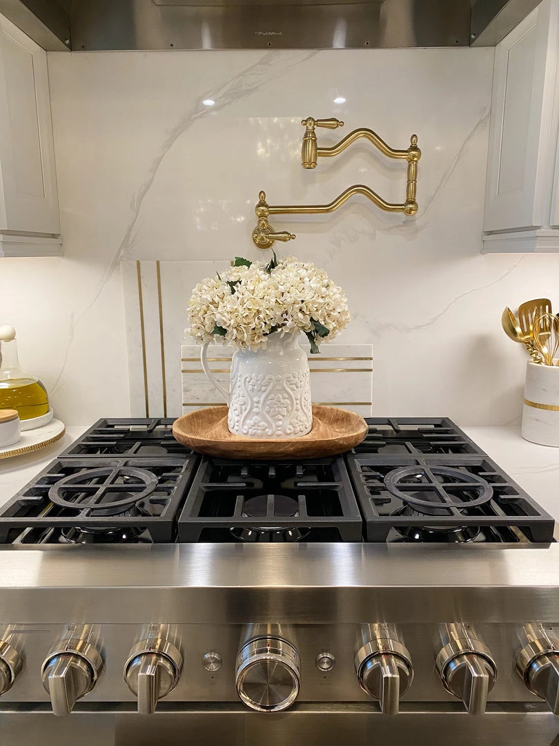 Inspire Me! Home Decor White Floral Detailed Pitcher 3 Inspire Me! Home Decor White Floral Detailed Pitcher