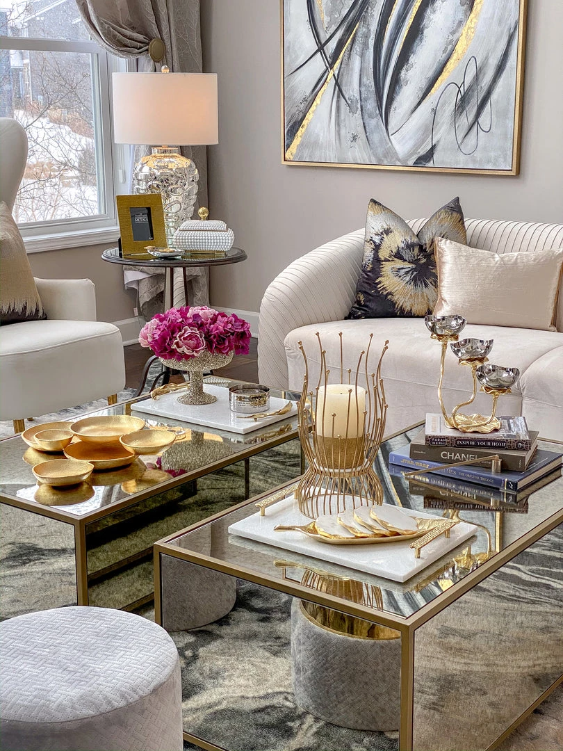 Inspire Me! Home Decor Large Jeweled Glass Decorative Bowl 11 Inspire Me! Home Decor Large Jeweled Glass Decorative Bowl