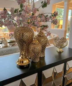 Inspire Me! Home Decor Gold Studded Ginger Jar (3 Sizes) 18 Inspire Me! Home Decor Gold Studded Ginger Jar (3 Sizes)