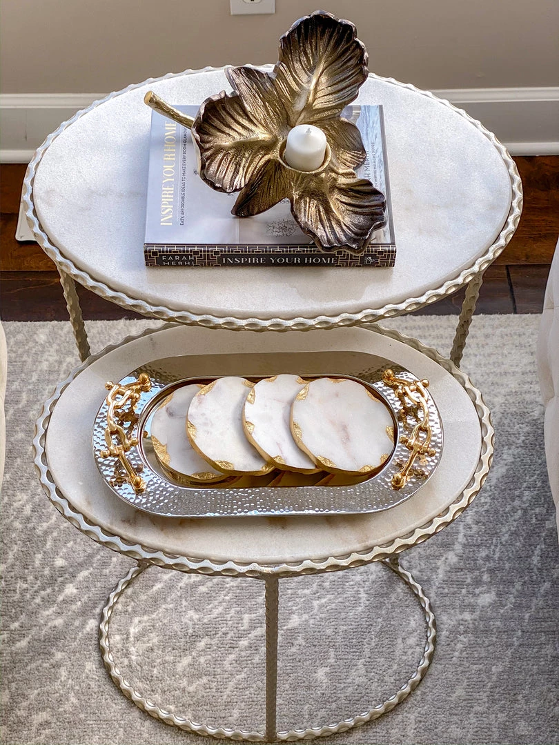 Inspire Me! Home Decor Large Blooming Flower Candle Holder 5 Inspire Me! Home Decor Large Blooming Flower Candle Holder