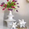 Inspire Me! Home Decor White 12 Point Star Sculptures (2 Sizes) 1 Inspire Me! Home Decor White 12 Point Star Sculptures (2 Sizes)