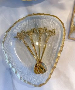 Inspire Me! Home Decor Gold Teapot Spoons (Set Of 4)