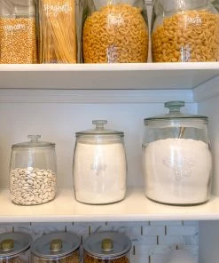 Inspire Me! Home Decor KITCHEN Glass Jar With Airtight Lid (3 Sizes)