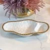 Inspire Me! Home Decor Gold And White Beaded Sectioned Serving Dish 2 Inspire Me! Home Decor Gold And White Beaded Sectioned Serving Dish