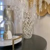 Inspire Me! Home Decor Champagne Ceramic Cut-Out Vase 2 Inspire Me! Home Decor Champagne Ceramic Cut-Out Vase
