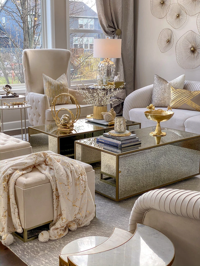 Inspire Me! Home Decor Circular Gold Metal Candle Holder (2 Sizes) 7 Inspire Me! Home Decor Circular Gold Metal Candle Holder (2 Sizes)