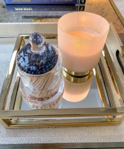 Inspire Me! Home Decor Glass Cloche With Black Tip Matches