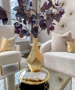 Inspire Me! Home Decor Abstract Textured Metal Vase 19 Inspire Me! Home Decor Abstract Textured Metal Vase