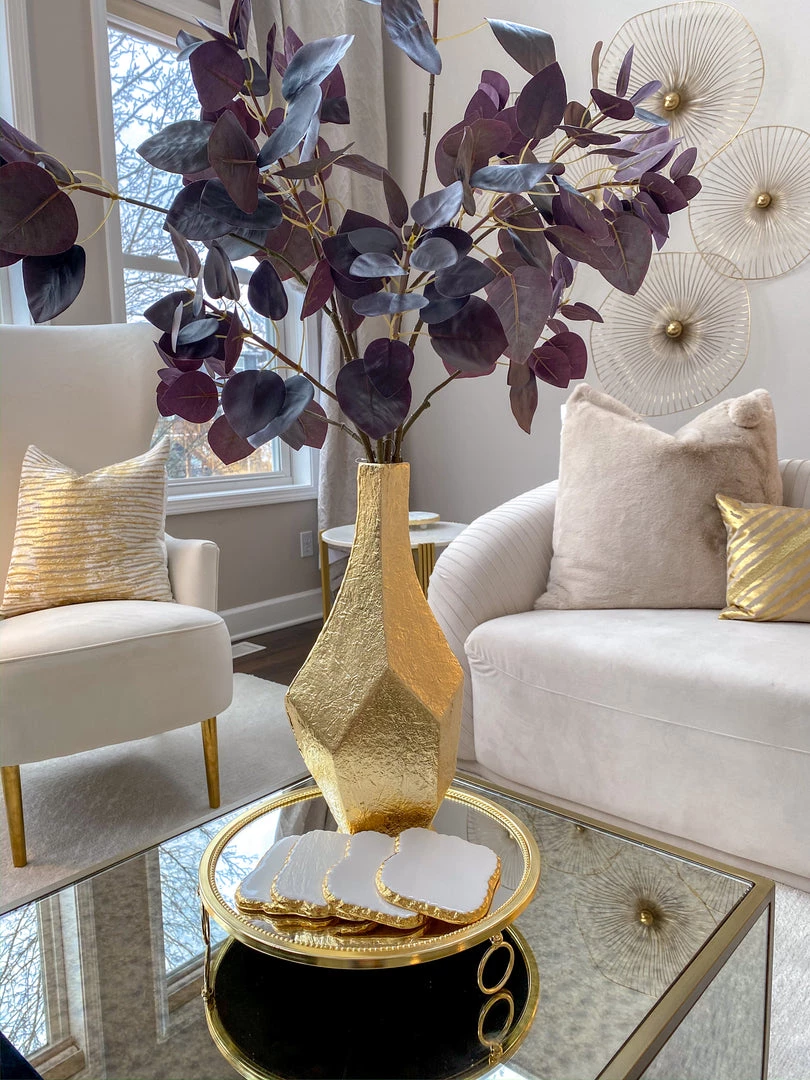 Inspire Me! Home Decor Abstract Textured Metal Vase 10 Inspire Me! Home Decor Abstract Textured Metal Vase