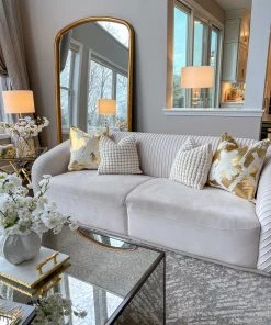 Cloud9d PILLOWS, RUGS, & THROWS Serena Beige Pillow - 20