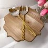 Inspire Me! Home Decor Gold Chain Salad Servers