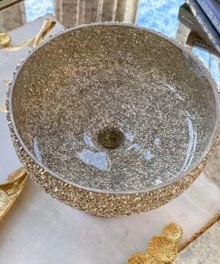 Inspire Me! Home Decor Large Jeweled Glass Decorative Bowl 17 Inspire Me! Home Decor Large Jeweled Glass Decorative Bowl