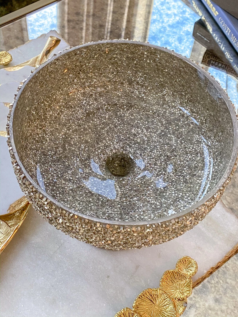 Inspire Me! Home Decor Large Jeweled Glass Decorative Bowl 8 Inspire Me! Home Decor Large Jeweled Glass Decorative Bowl