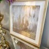 Inspire Me! Home Decor Gold Framed 2 Piece Art Set