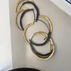 Inspire Me! Home Decor Gold And Black Loop Wall Decor 1 Inspire Me! Home Decor Gold And Black Loop Wall Decor