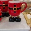 Inspire Me! Home Decor Serveware Santa Belt Footed Mug