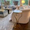 Inspire Me! Home Decor Marble Size Table With Gold Base 2 Inspire Me! Home Decor Marble Size Table With Gold Base