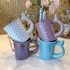 Inspire Me! Home Decor Set Of 4 Mermaid Mugs KITCHEN 2 Inspire Me! Home Decor Set Of 4 Mermaid Mugs KITCHEN