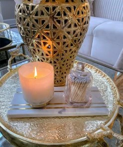 Inspire Me! Home Decor Glass Cloche With White Tip Matches