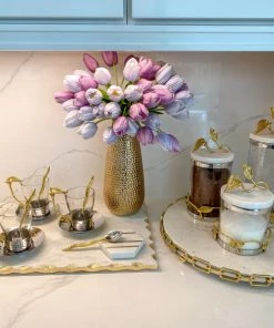 Inspire Me! Home Decor Real Touch Purple Tulip Bundle (3 Shades) 19 Inspire Me! Home Decor Real Touch Purple Tulip Bundle (3 Shades)