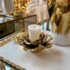 Inspire Me! Home Decor Gold Flower Tealight Candle Holder 1 Inspire Me! Home Decor Gold Flower Tealight Candle Holder