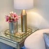 Inspire Me! Home Decor Large Gold Square Mirror Glass Tray 2 Inspire Me! Home Decor Large Gold Square Mirror Glass Tray