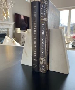 Inspire Me! Home Decor Marble Bookends