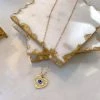 Inspire Me! Home Decor Evil Eye Necklace