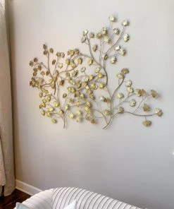 Inspire Me! Home Decor WALL ART & MIRRORS Gold Leaf Branch Wall Decor 8 Inspire Me! Home Decor WALL ART & MIRRORS Gold Leaf Branch Wall Decor