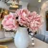 Inspire Me! Home Decor Pink Peony Stem