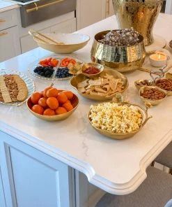 Inspire Me! Home Decor Golden Leaf Bowl