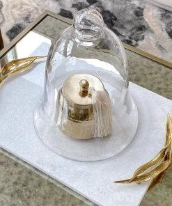 Inspire Me! Home Decor Glass Bell Cloche ( Glass Dome )