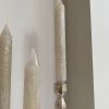 Inspire Me! Home Decor Set Of 4 Metallic Taper Candles (5 Colors)