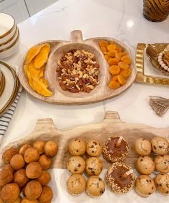 Inspire Me! Home Decor Wooden Pumpkin Tray