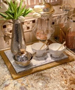 Inspire Me! Home Decor Sugar/Honey Dispenser With Mosaic Handle