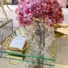 Inspire Me! Home Decor Bubble Vase With Gold Rim (2 Sizes)