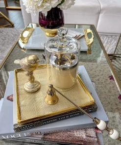 Inspire Me! Home Decor Gold Tray (2 Sizes)