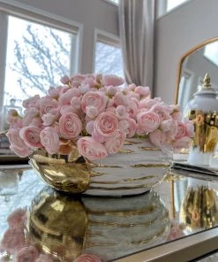 Inspire Me! Home Decor Floral Stems Mini Ranunculus Bundle (3 Colors)