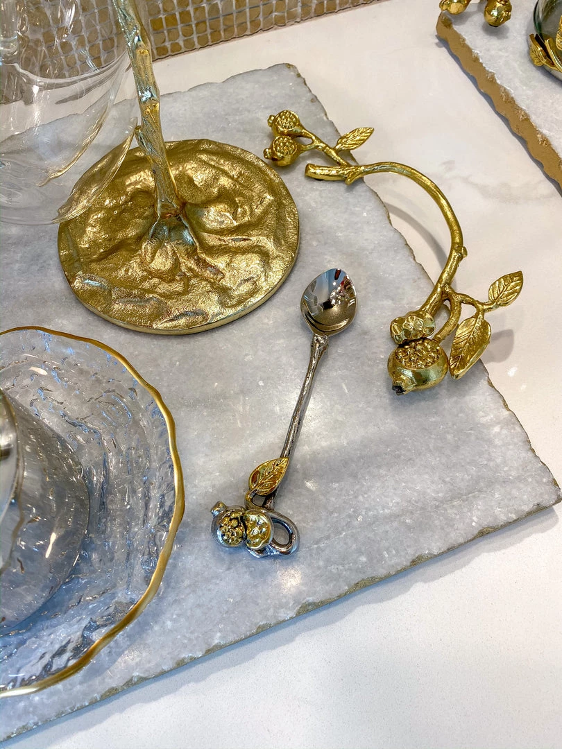 Inspire Me! Home Decor KITCHEN Pomegranate Tea Spoons (Set Of 4) 3 Inspire Me! Home Decor KITCHEN Pomegranate Tea Spoons (Set Of 4)