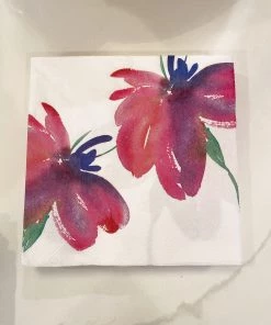 Inspire Me! Home Decor Decorative Square Lunch Napkins (9 Patterns)