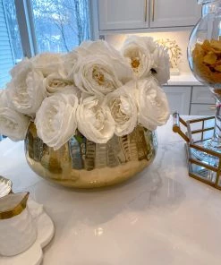 Inspire Me! Home Decor Wide Rimmed Gold Bowl (2 Sizes)