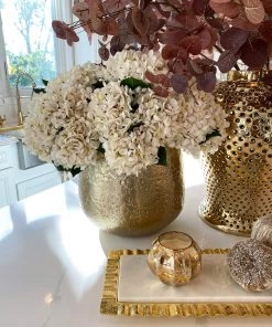 Inspire Me! Home Decor Cream Two Tone Hydrangea Bundle