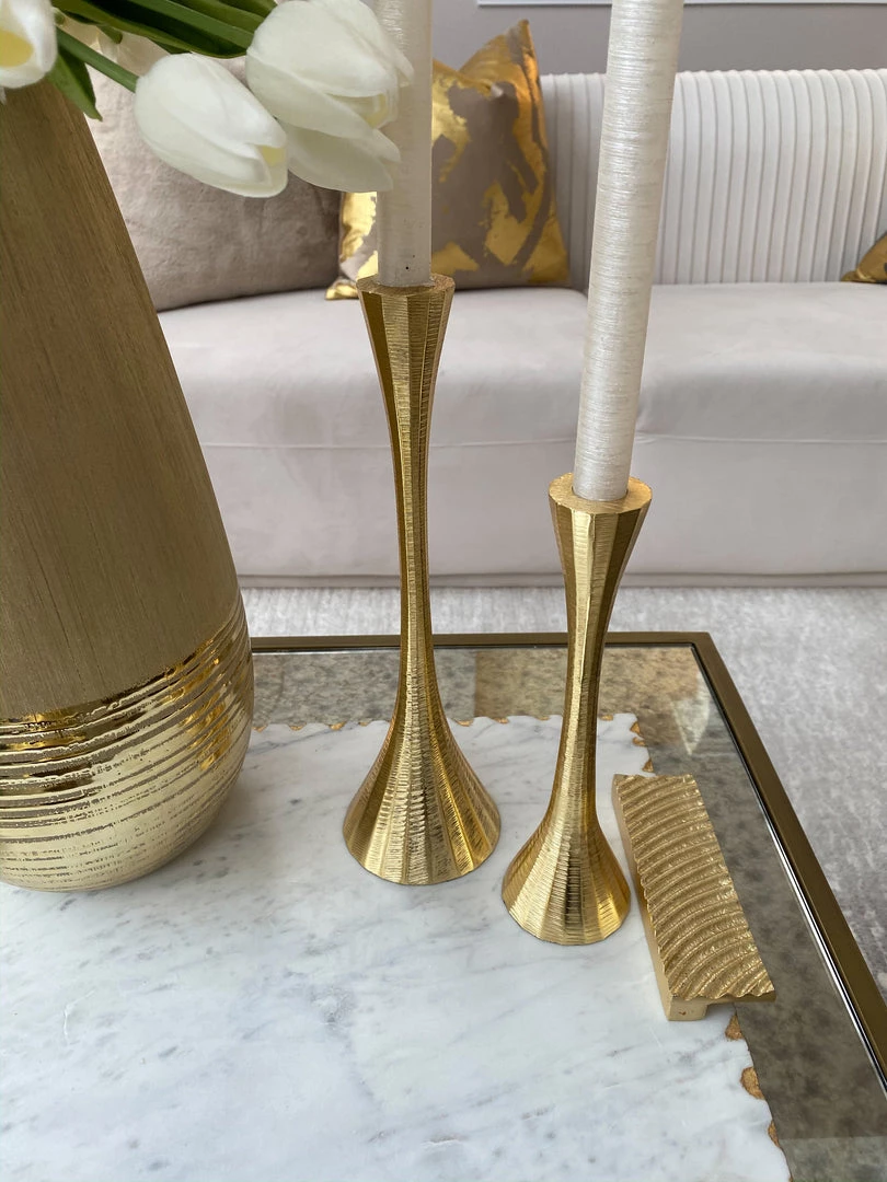 Inspire Me! Home Decor Geometric Candlesticks (2 Sizes And 2 Colors) 5 Inspire Me! Home Decor Geometric Candlesticks (2 Sizes And 2 Colors)