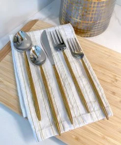 Inspire Me! Home Decor KITCHEN Two-Tone Flatware Set