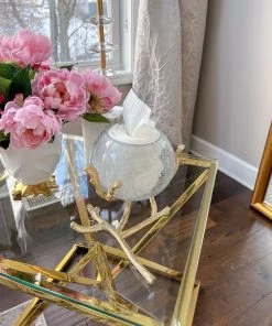 Inspire Me! Home Decor Large Branch Vase With Crackled Glass (2 Colors)