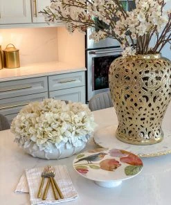 Inspire Me! Home Decor KITCHEN Bird & Floral Cakestand