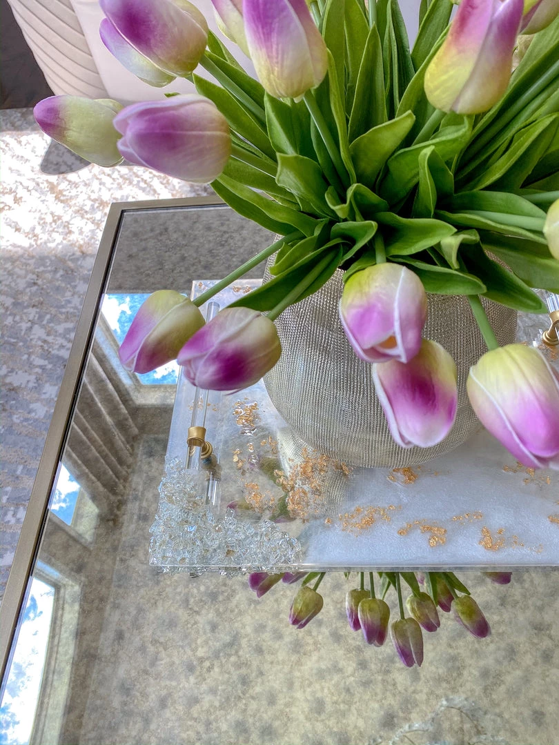 Inspire Me! Home Decor Shimmering Stone Resin Tray 4 Inspire Me! Home Decor Shimmering Stone Resin Tray